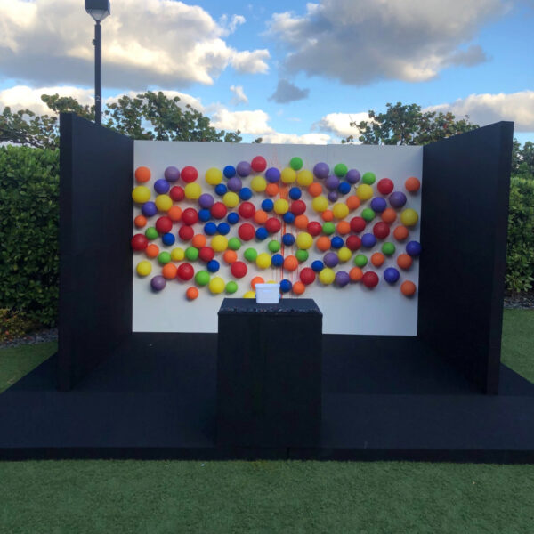 Paint Balloon Dart Wall