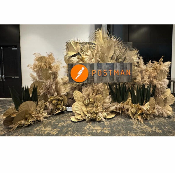 Pampas/Dried Palms Step & Repeat